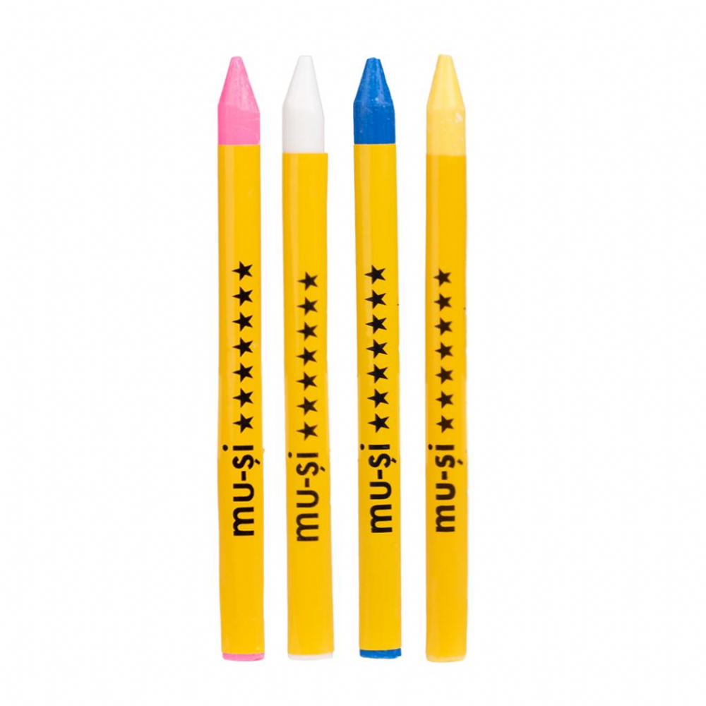Buhar ile Uçan Çizgi Kalemi Renkli